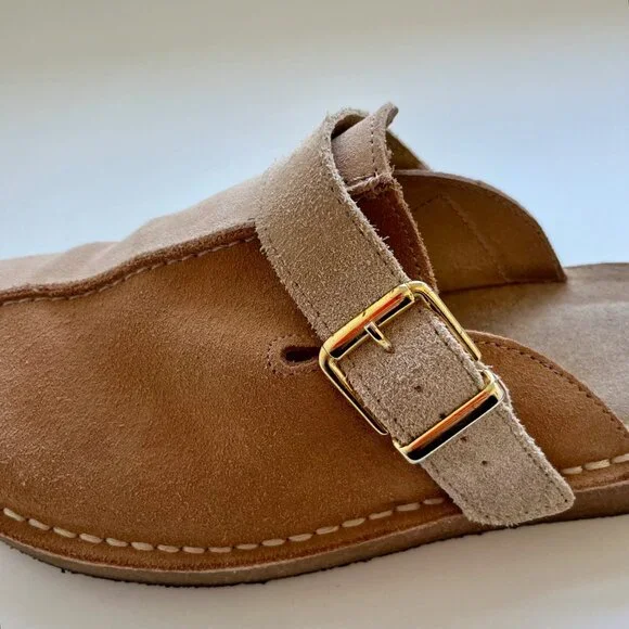 Clarks Trek Mule Two Tone Tan | Size 7.5 - Picture 5 of 9